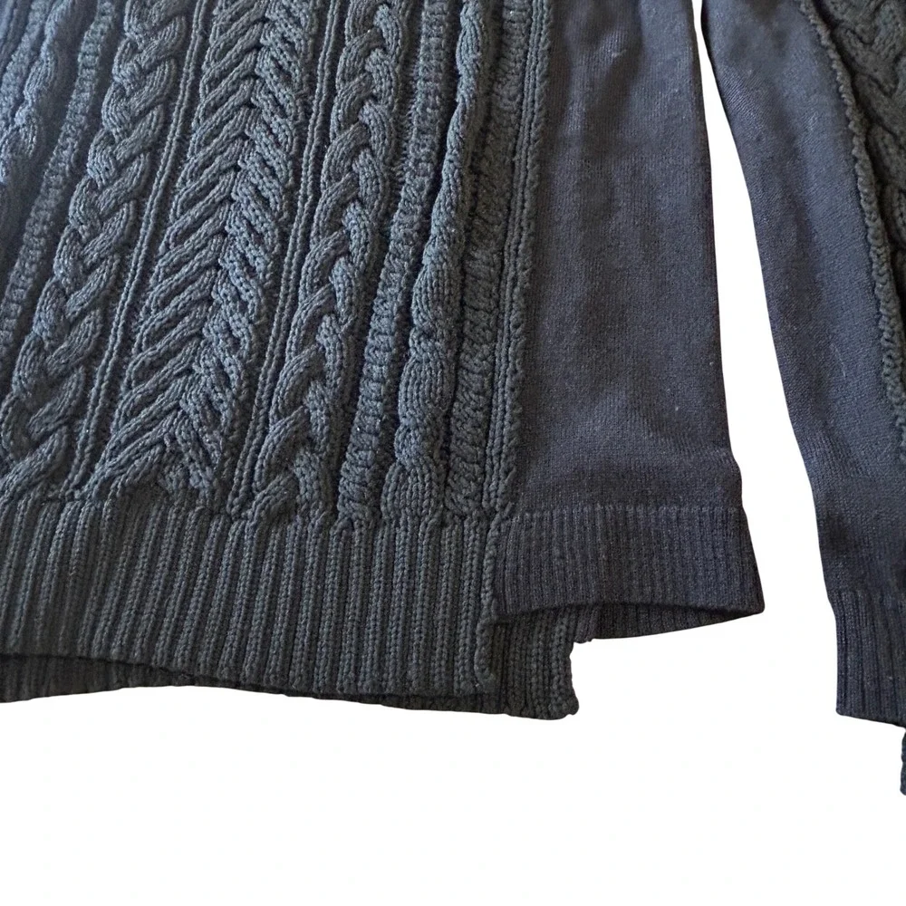 rag & bone Dexter Aran Cable-Knit Sweater wool XS